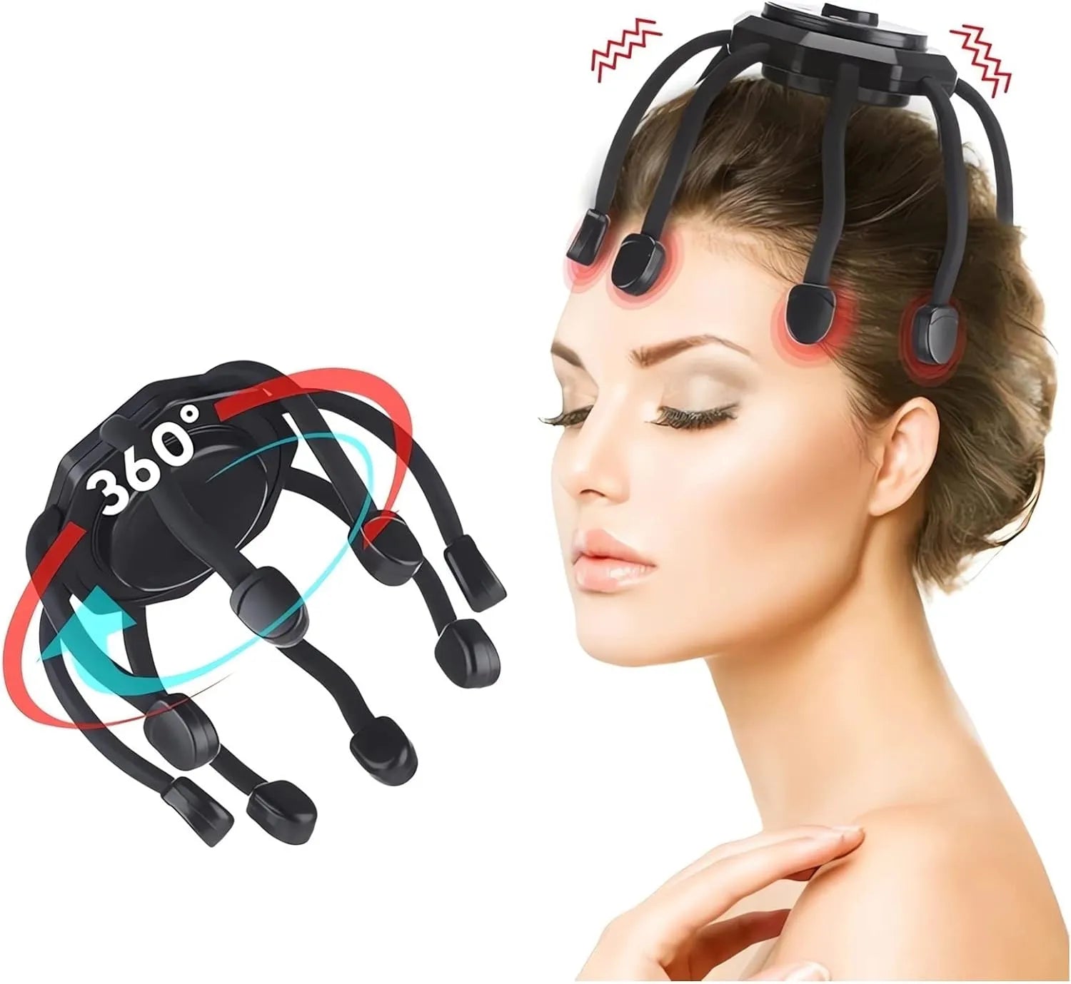 Grofia™ 360° Ultra Comfort Head Massager