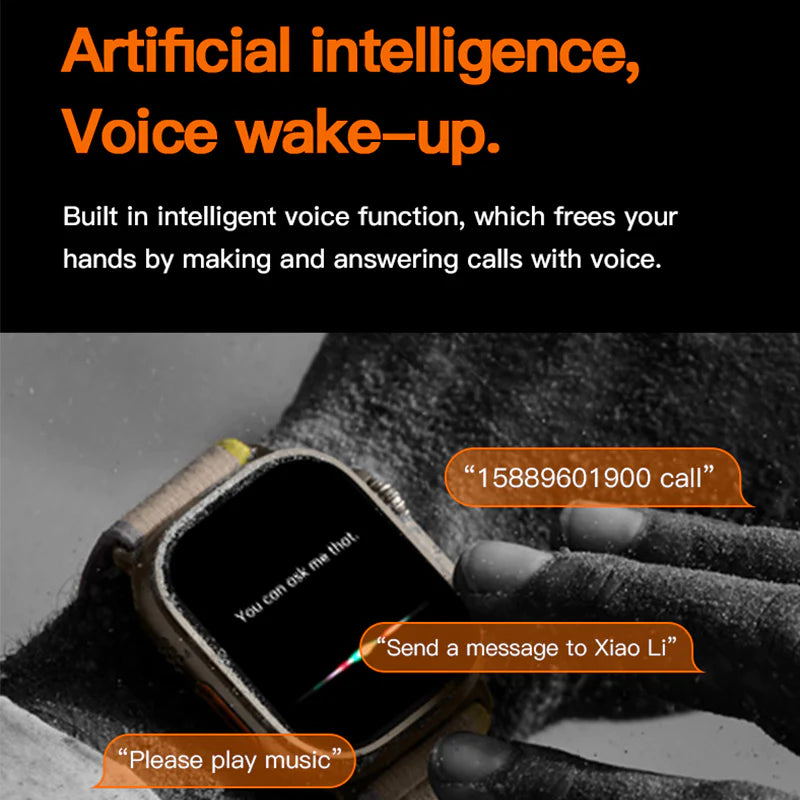 Grofia™ Advanced T800 Smartwatch with 1.99-inch Display