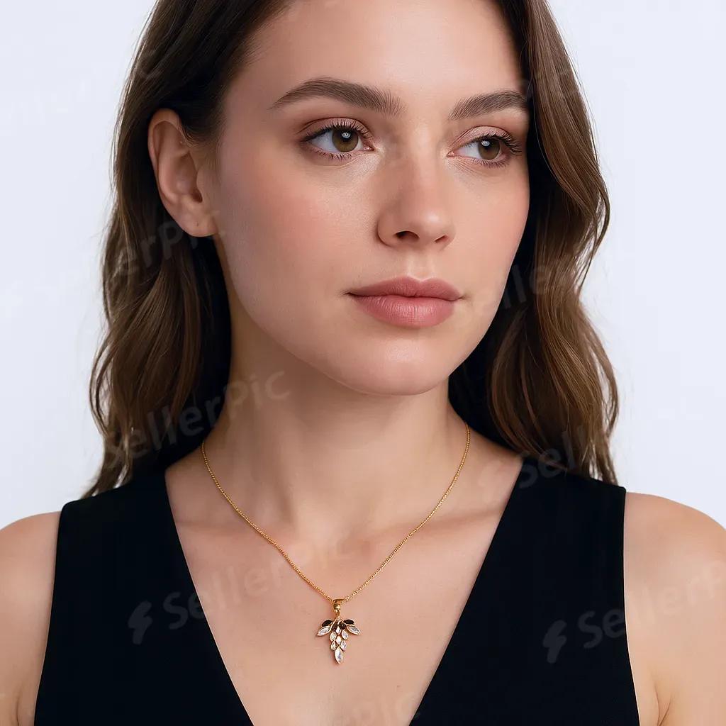 Casual Pendant Chain P005 By Grofia Jewelery