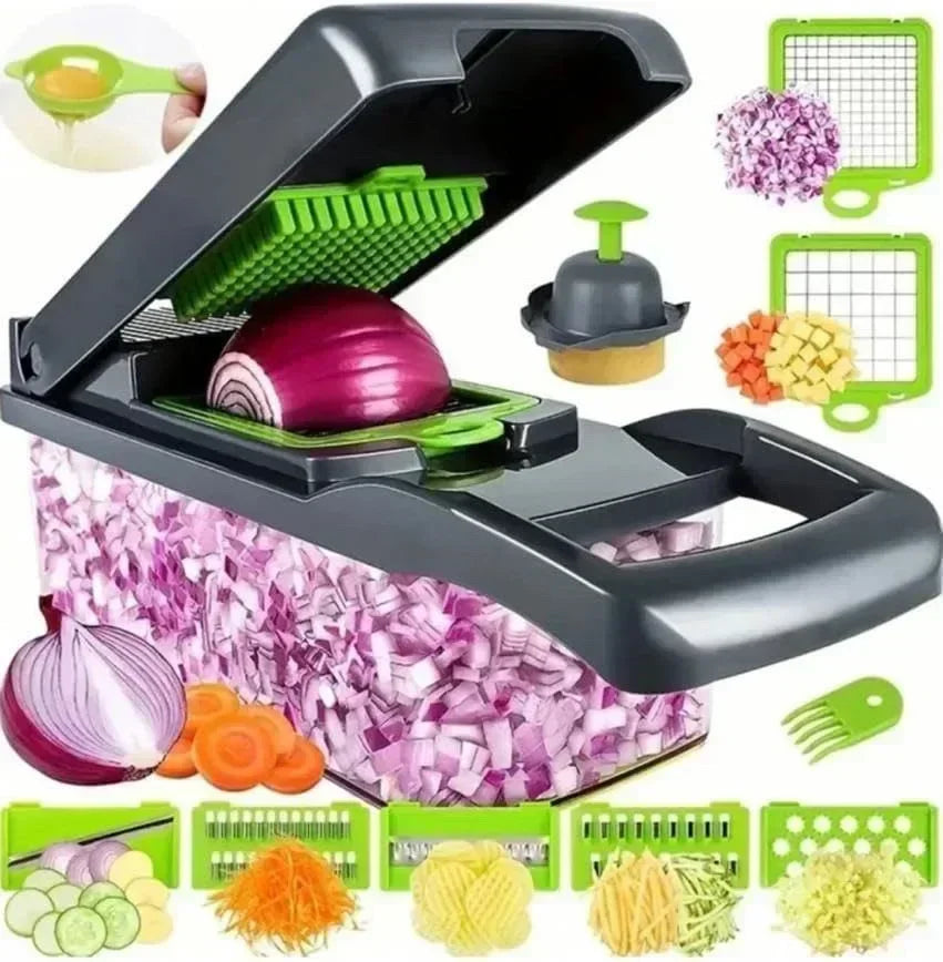 Grofia™ Multifunctional Vegetable Chopper 14/16 in 1 Slicer Shredder