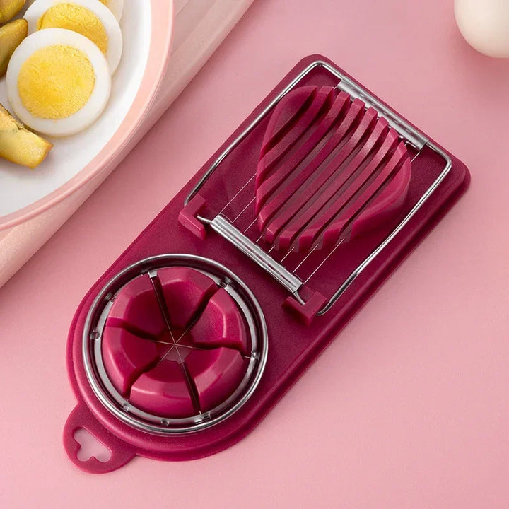 Grofia™ Multifunctional Egg Cutter Stainless Steel Egg Slicer